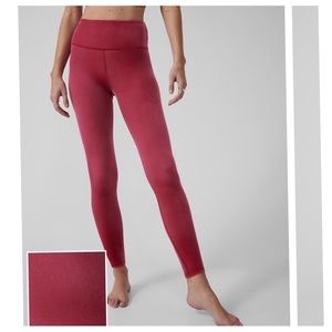 Athleta Red Leggings